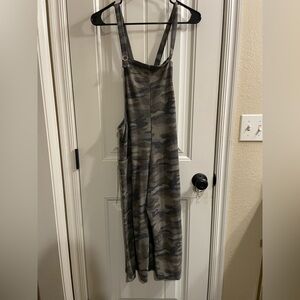 7th Ray Camouflage Jumpsuit in Gray and Green